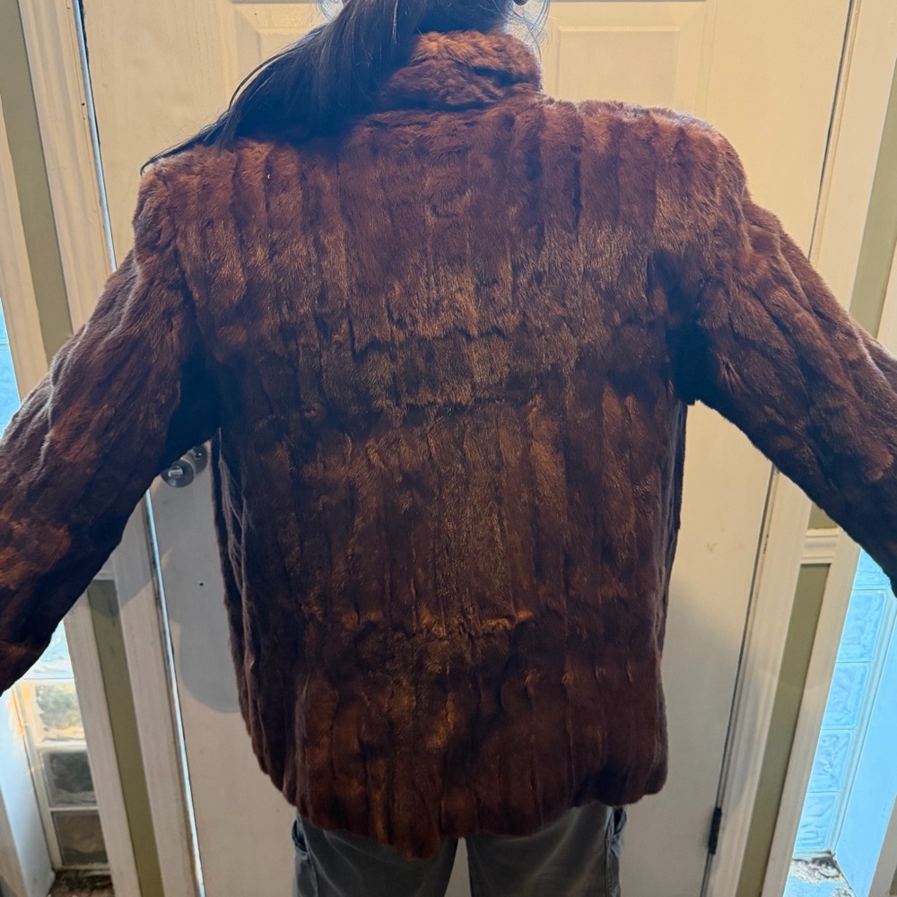 Final Sale!! Bundle! ✨VINTAGE✨ Real Fur (Squirrel/weasel) Coat - Picture 6 of 12